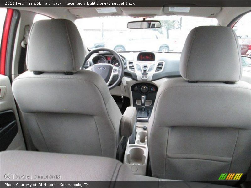 Race Red / Light Stone/Charcoal Black 2012 Ford Fiesta SE Hatchback