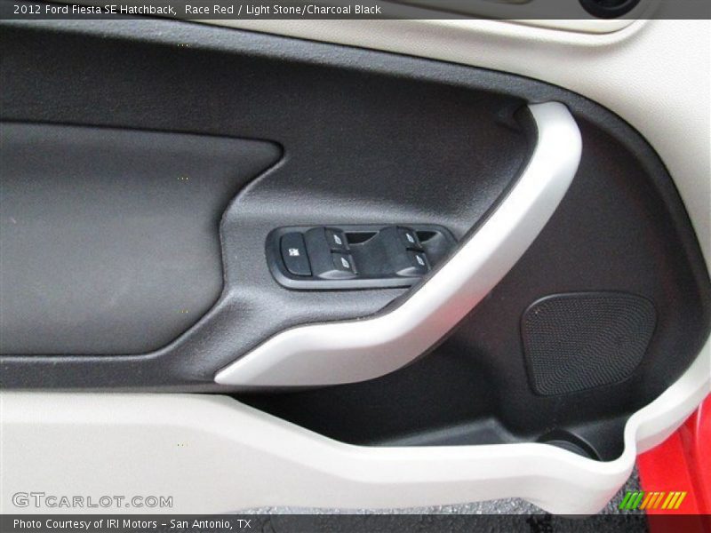 Race Red / Light Stone/Charcoal Black 2012 Ford Fiesta SE Hatchback