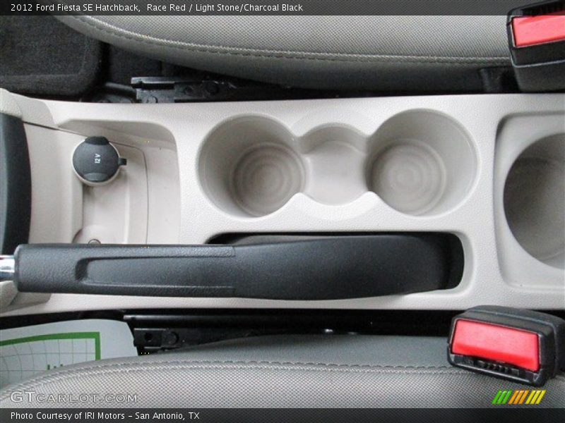 Race Red / Light Stone/Charcoal Black 2012 Ford Fiesta SE Hatchback