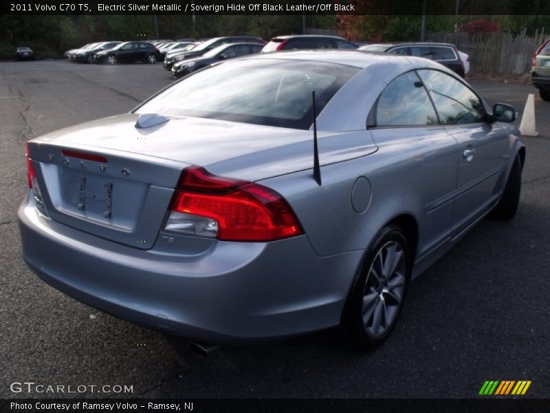 Electric Silver Metallic / Soverign Hide Off Black Leather/Off Black 2011 Volvo C70 T5