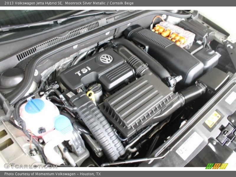 Moonrock Silver Metallic / Cornsilk Beige 2013 Volkswagen Jetta Hybrid SE