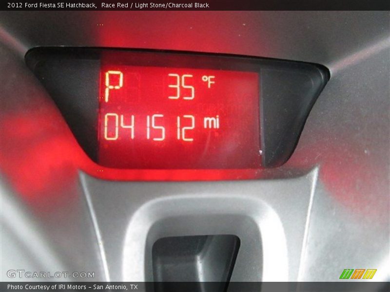 Race Red / Light Stone/Charcoal Black 2012 Ford Fiesta SE Hatchback