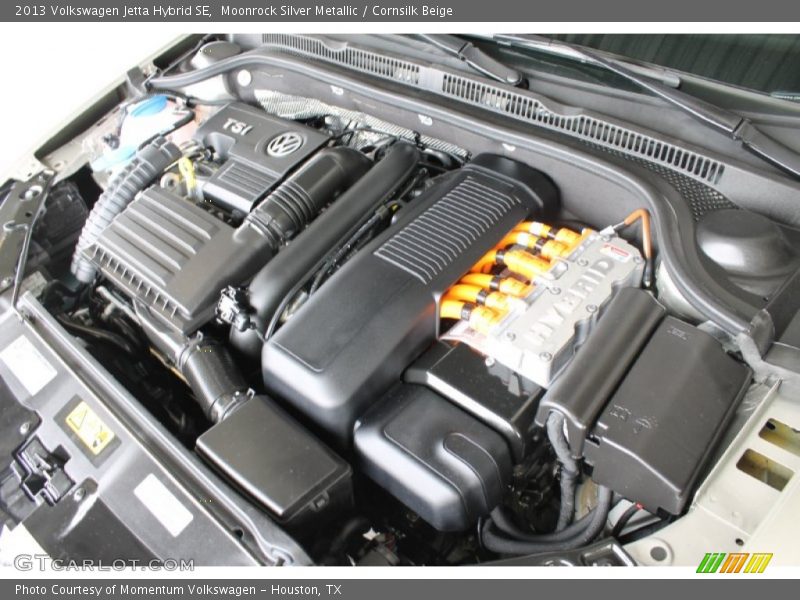 Moonrock Silver Metallic / Cornsilk Beige 2013 Volkswagen Jetta Hybrid SE