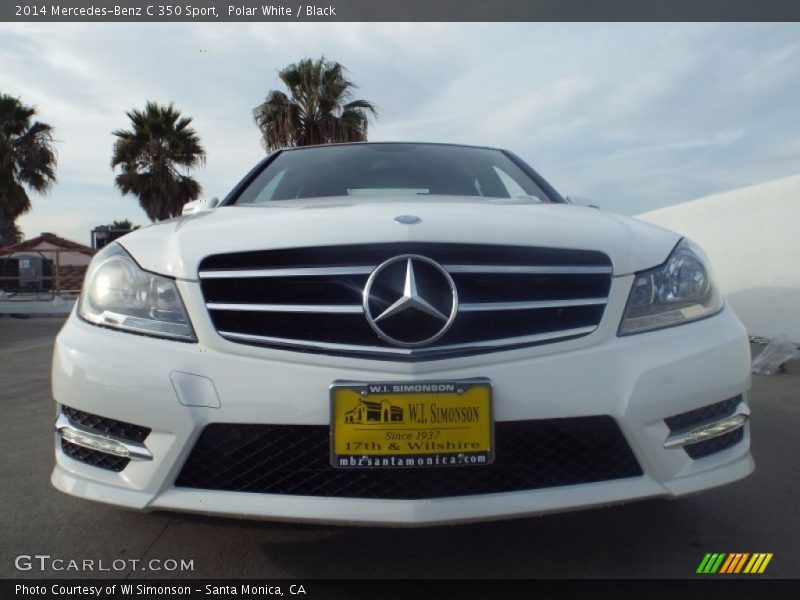 Polar White / Black 2014 Mercedes-Benz C 350 Sport