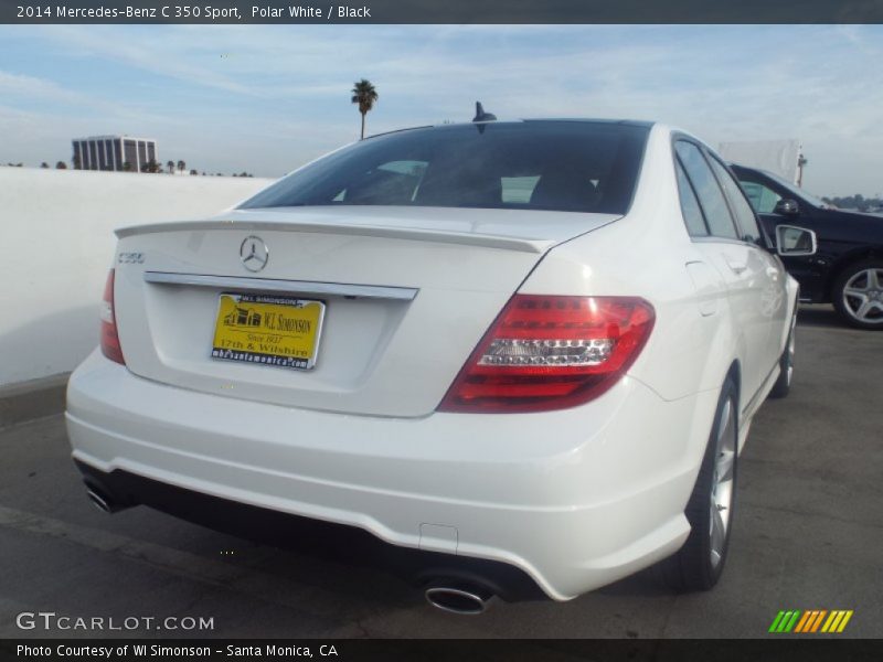 Polar White / Black 2014 Mercedes-Benz C 350 Sport