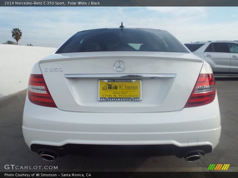 Polar White / Black 2014 Mercedes-Benz C 350 Sport