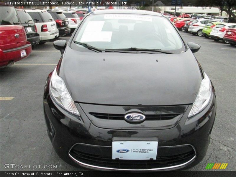 Tuxedo Black Metallic / Charcoal Black 2012 Ford Fiesta SE Hatchback