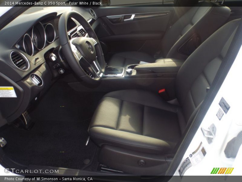 Polar White / Black 2014 Mercedes-Benz C 350 Sport