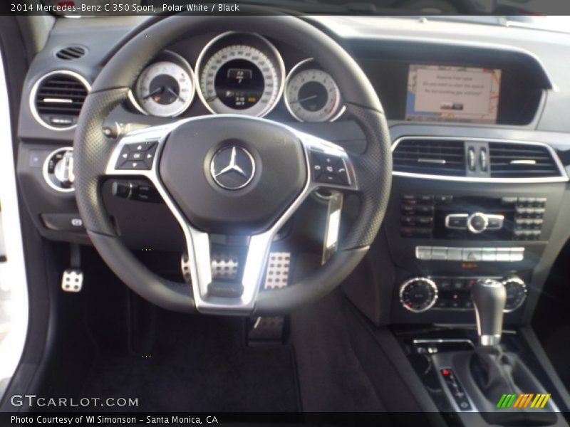 Polar White / Black 2014 Mercedes-Benz C 350 Sport