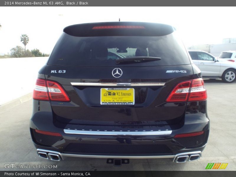 Black / Black 2014 Mercedes-Benz ML 63 AMG