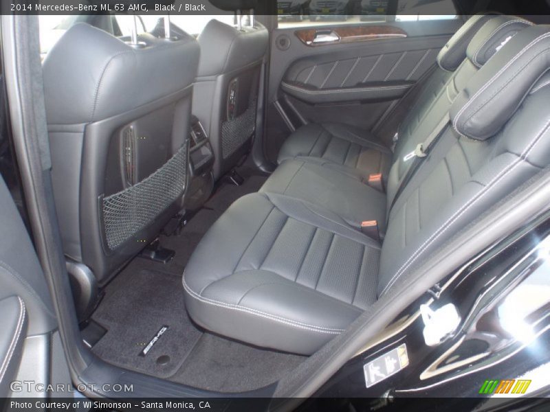 Rear Seat of 2014 ML 63 AMG