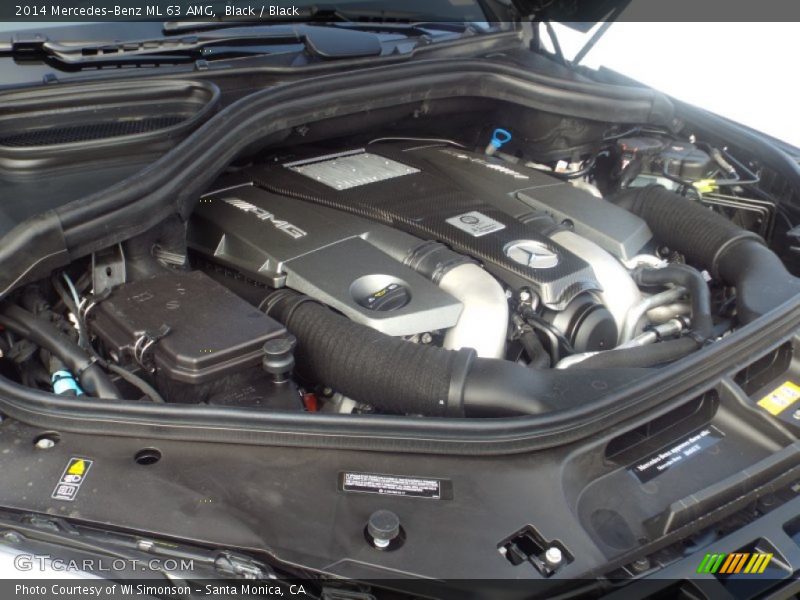  2014 ML 63 AMG Engine - 5.5 AMG Liter biturbo DOHC 32-Valve VVT V8