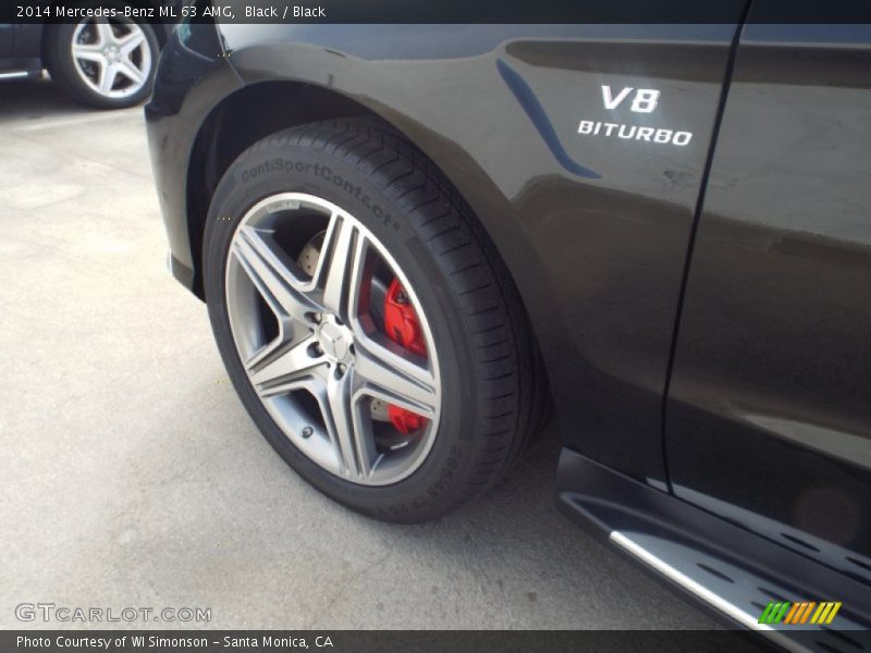 Black / Black 2014 Mercedes-Benz ML 63 AMG