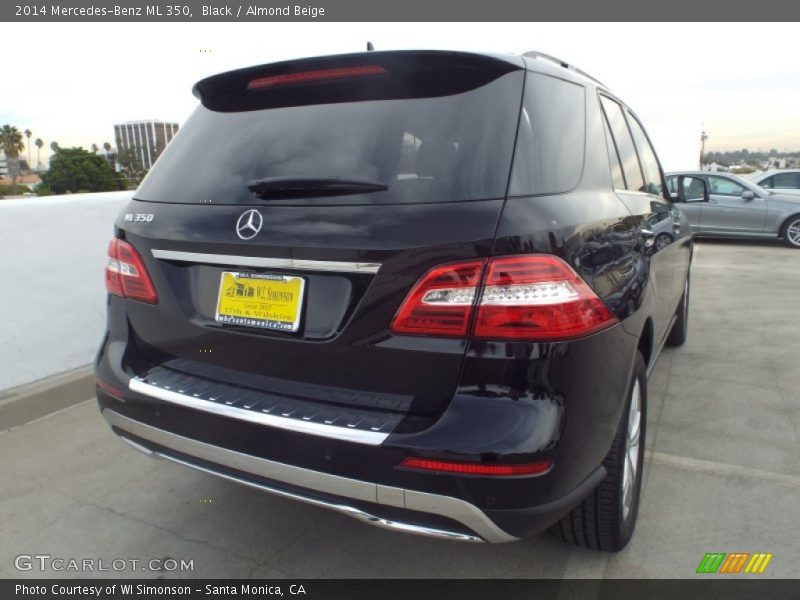 Black / Almond Beige 2014 Mercedes-Benz ML 350