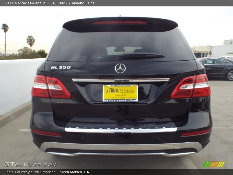 Black / Almond Beige 2014 Mercedes-Benz ML 350