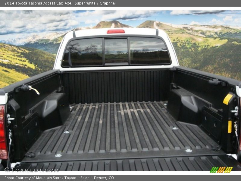 Super White / Graphite 2014 Toyota Tacoma Access Cab 4x4