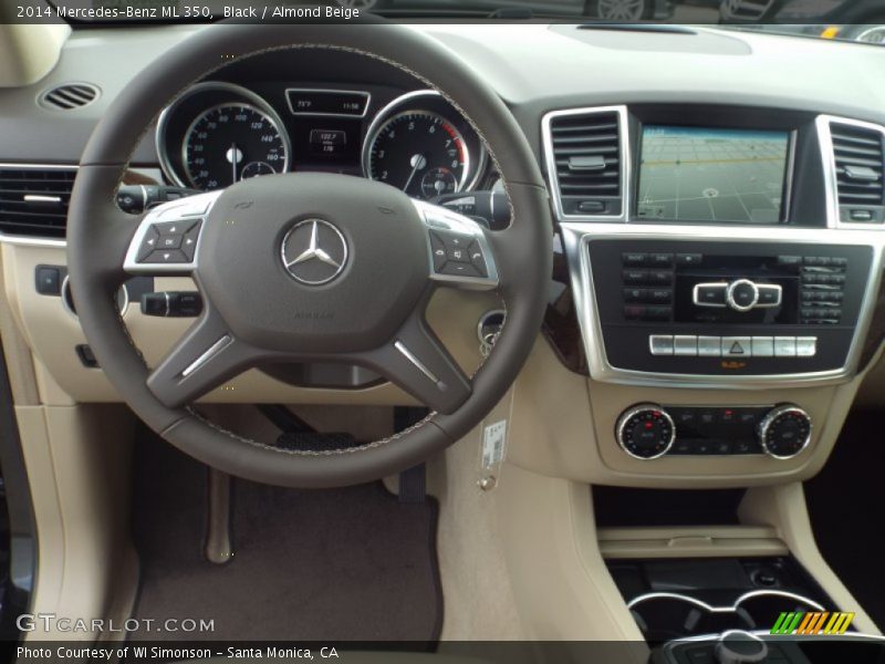 Black / Almond Beige 2014 Mercedes-Benz ML 350