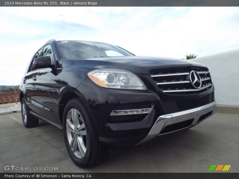 Black / Almond Beige 2014 Mercedes-Benz ML 350
