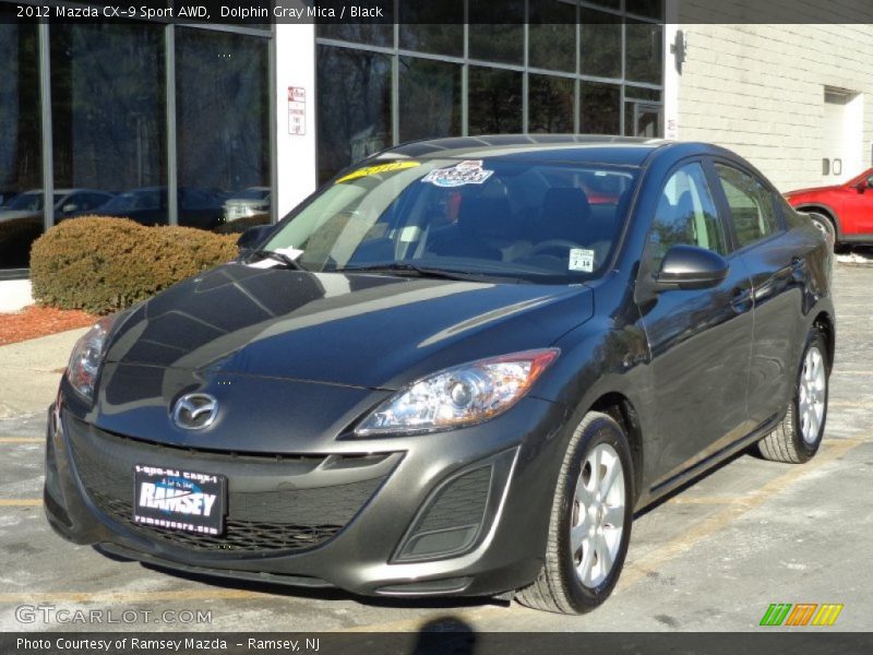 Dolphin Gray Mica / Black 2012 Mazda CX-9 Sport AWD