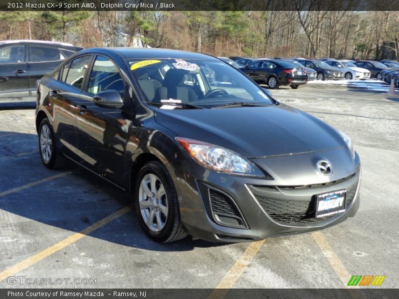 Dolphin Gray Mica / Black 2012 Mazda CX-9 Sport AWD