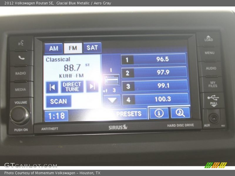 Glacial Blue Metallic / Aero Gray 2012 Volkswagen Routan SE