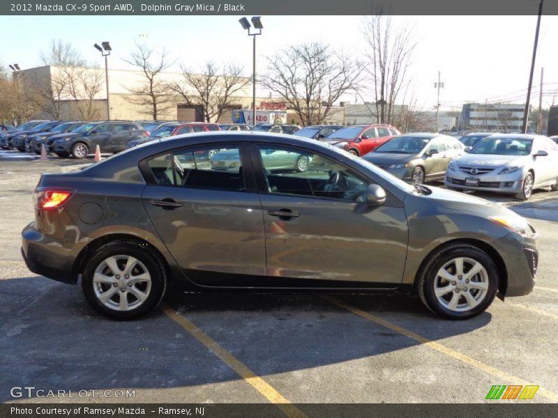 Dolphin Gray Mica / Black 2012 Mazda CX-9 Sport AWD
