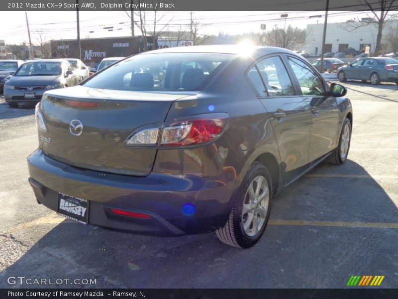 Dolphin Gray Mica / Black 2012 Mazda CX-9 Sport AWD