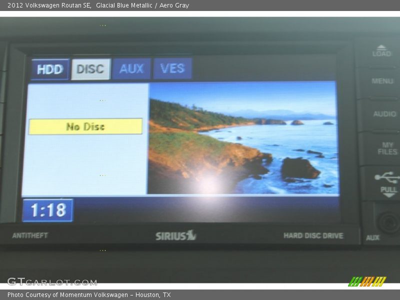 Glacial Blue Metallic / Aero Gray 2012 Volkswagen Routan SE