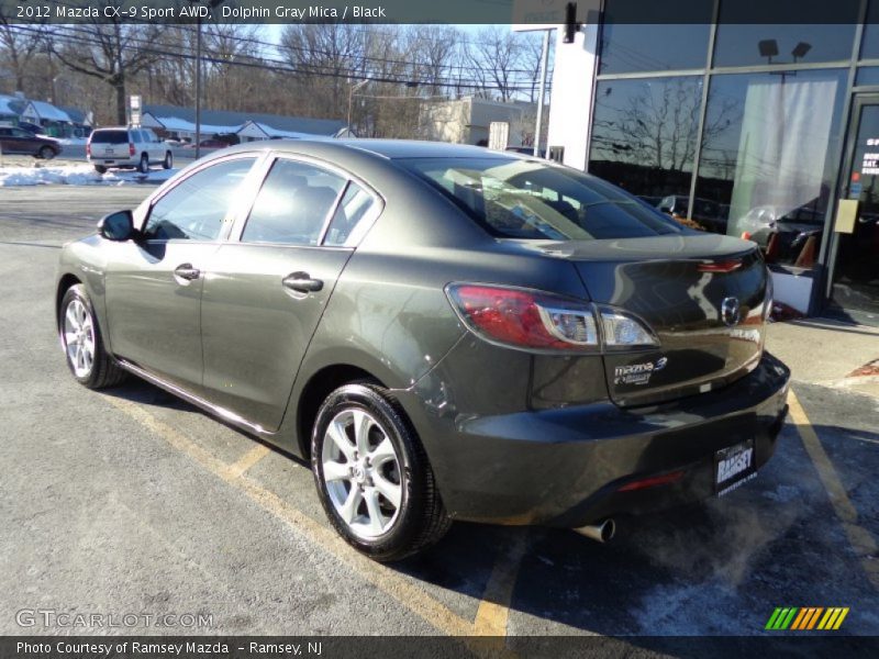 Dolphin Gray Mica / Black 2012 Mazda CX-9 Sport AWD