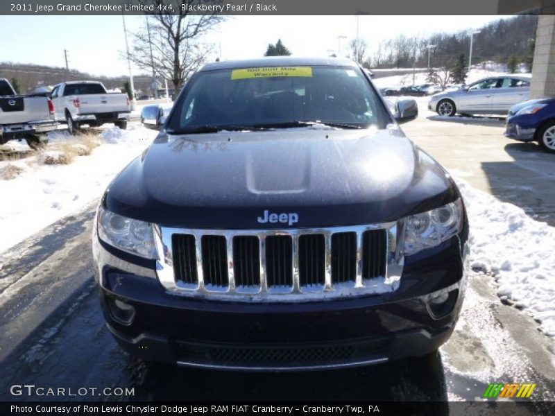 Blackberry Pearl / Black 2011 Jeep Grand Cherokee Limited 4x4