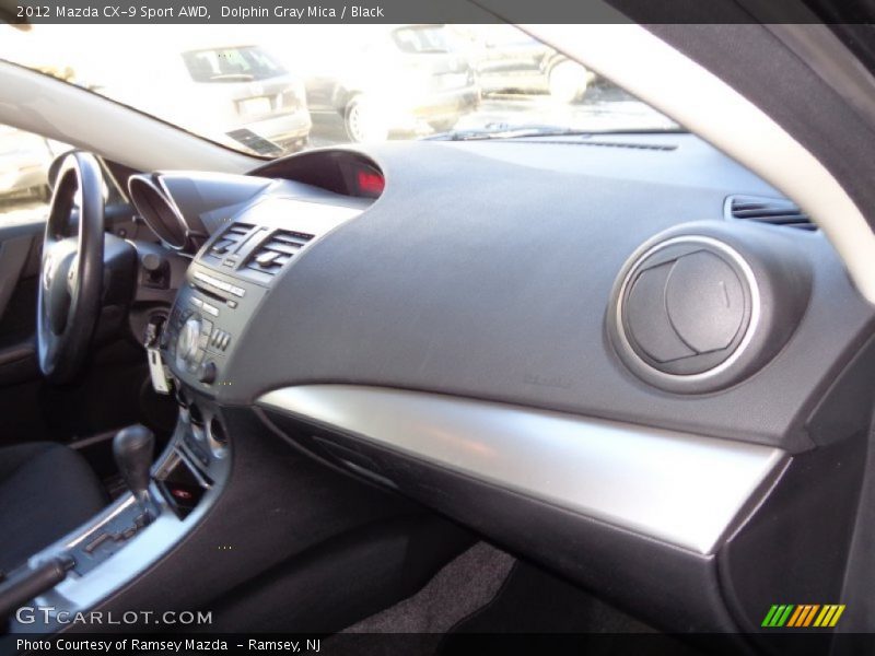 Dolphin Gray Mica / Black 2012 Mazda CX-9 Sport AWD