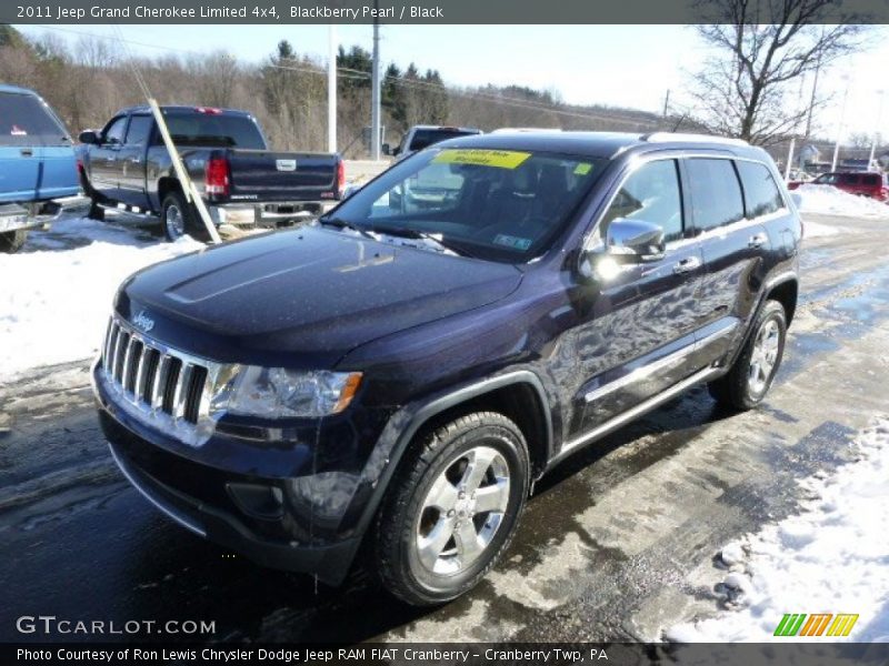 Blackberry Pearl / Black 2011 Jeep Grand Cherokee Limited 4x4