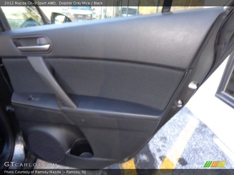 Dolphin Gray Mica / Black 2012 Mazda CX-9 Sport AWD