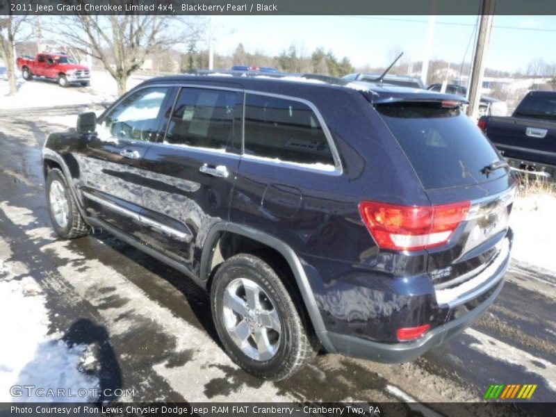 Blackberry Pearl / Black 2011 Jeep Grand Cherokee Limited 4x4