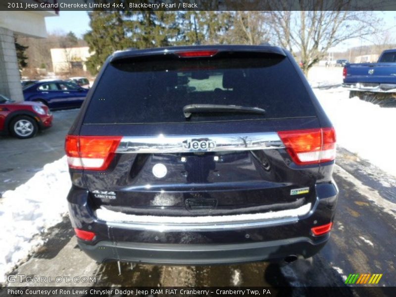 Blackberry Pearl / Black 2011 Jeep Grand Cherokee Limited 4x4