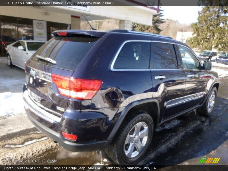 Blackberry Pearl / Black 2011 Jeep Grand Cherokee Limited 4x4