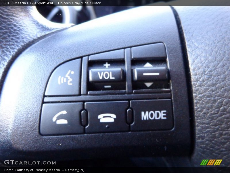 Dolphin Gray Mica / Black 2012 Mazda CX-9 Sport AWD