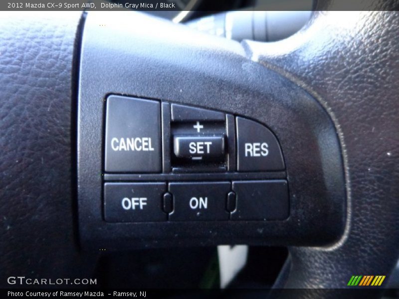 Dolphin Gray Mica / Black 2012 Mazda CX-9 Sport AWD