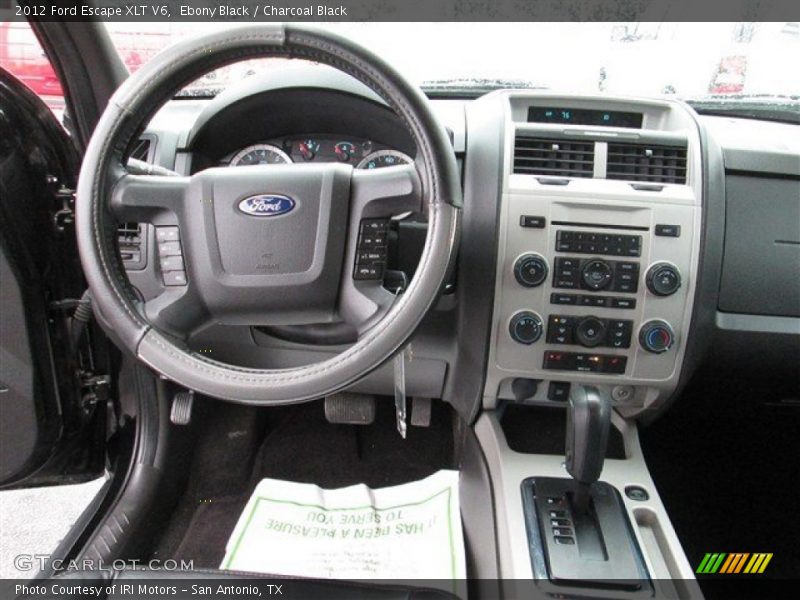 Ebony Black / Charcoal Black 2012 Ford Escape XLT V6