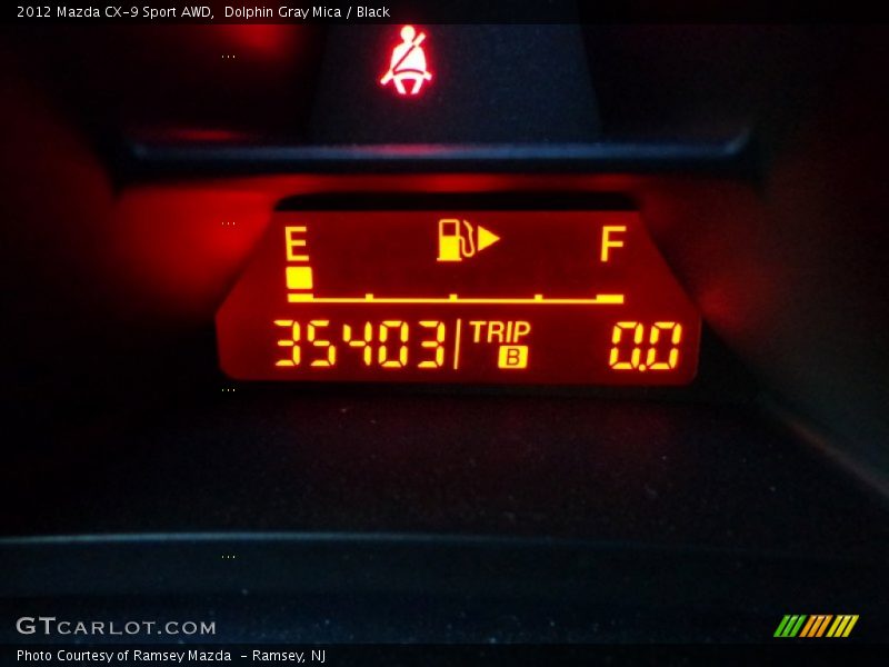 Dolphin Gray Mica / Black 2012 Mazda CX-9 Sport AWD