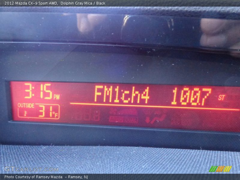 Dolphin Gray Mica / Black 2012 Mazda CX-9 Sport AWD