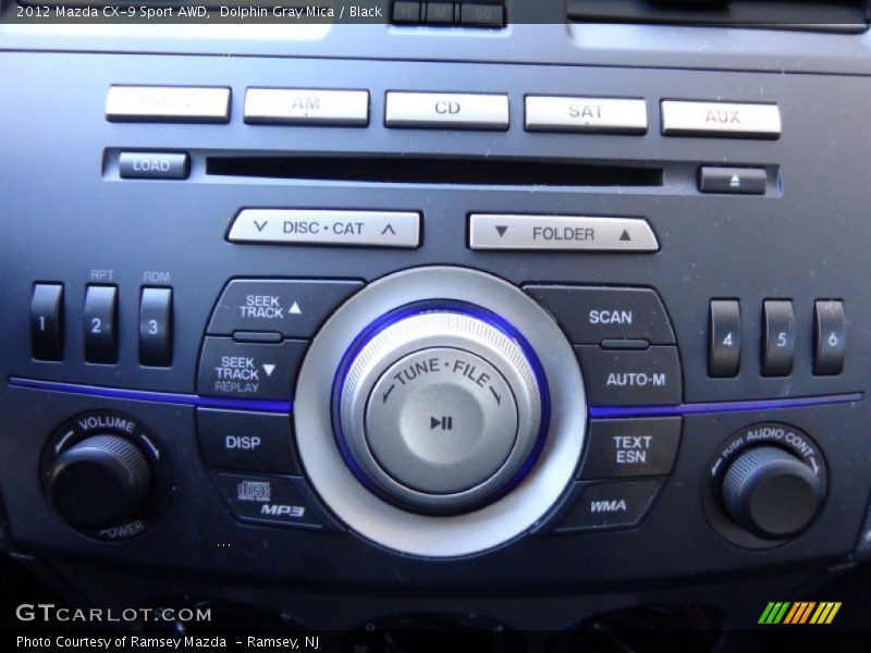 Dolphin Gray Mica / Black 2012 Mazda CX-9 Sport AWD