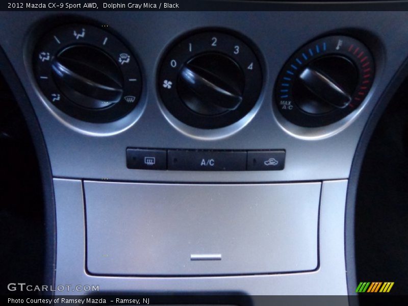 Dolphin Gray Mica / Black 2012 Mazda CX-9 Sport AWD
