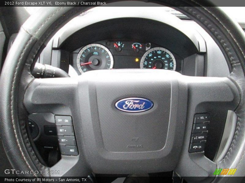 Ebony Black / Charcoal Black 2012 Ford Escape XLT V6