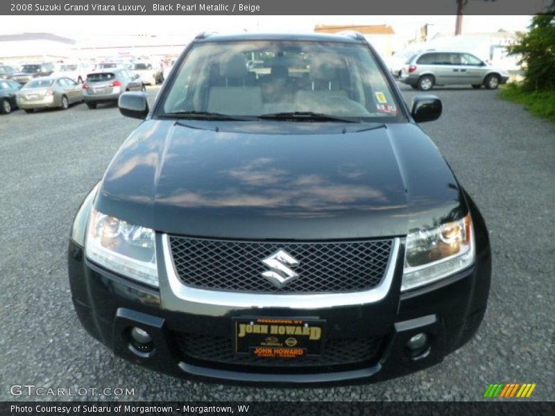 Black Pearl Metallic / Beige 2008 Suzuki Grand Vitara Luxury