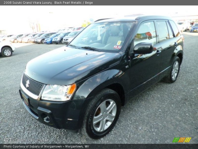 Black Pearl Metallic / Beige 2008 Suzuki Grand Vitara Luxury