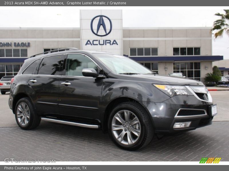 Graphite Luster Metallic / Graystone 2013 Acura MDX SH-AWD Advance