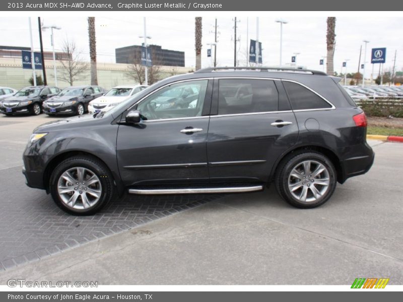 Graphite Luster Metallic / Graystone 2013 Acura MDX SH-AWD Advance