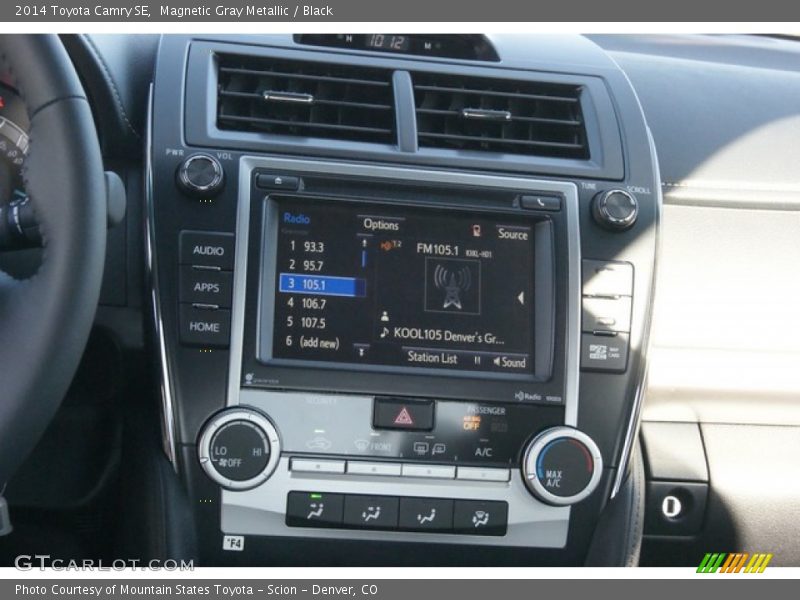 Magnetic Gray Metallic / Black 2014 Toyota Camry SE
