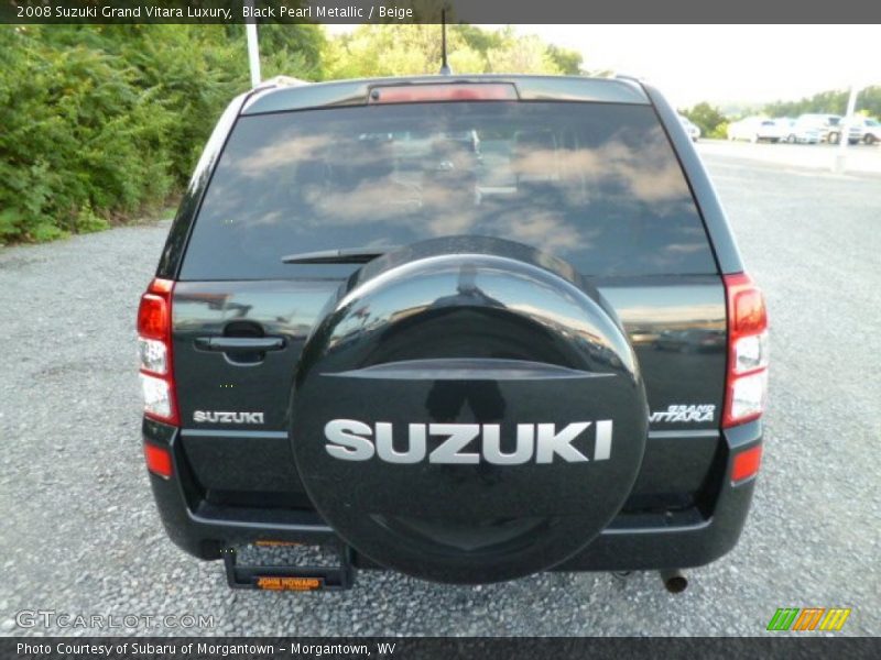Black Pearl Metallic / Beige 2008 Suzuki Grand Vitara Luxury